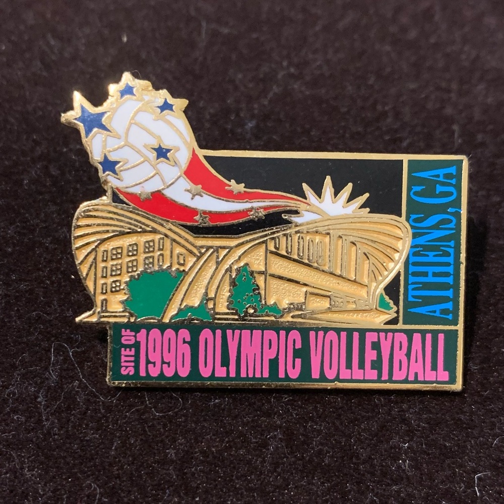 Athens GA Olympic Volleyball Commemorative Pin